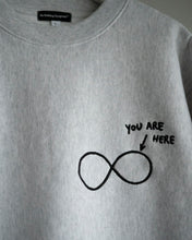画像をギャラリービューアに読み込む, Crewneck : ∞ ←YOU ARE HERE