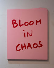 画像をギャラリービューアに読み込む, Art: Silkprint on Canvas <F15> BLOOM IN CHAOS (PINK+RED)