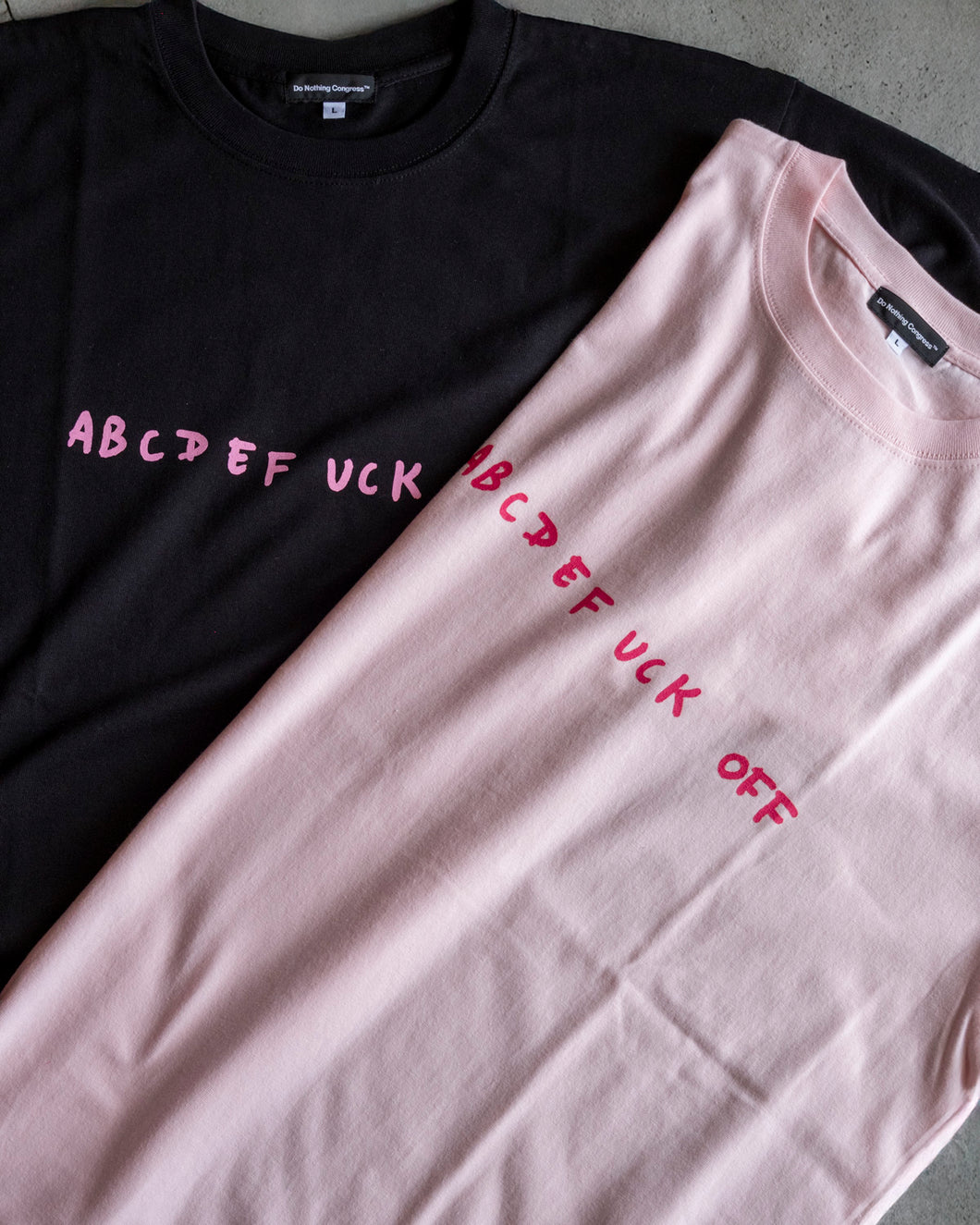 Tee : ABCDEFUCK OFF