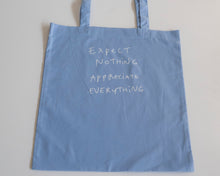 画像をギャラリービューアに読み込む, DAILY BAG : EXPECT NOTHING, APPRECIATE EVERYTHING
