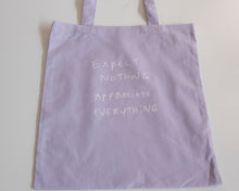 画像をギャラリービューアに読み込む, DAILY BAG : EXPECT NOTHING, APPRECIATE EVERYTHING
